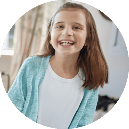 Kate, age 9, living with Rett syndrome