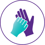 Unusual hand movements icon